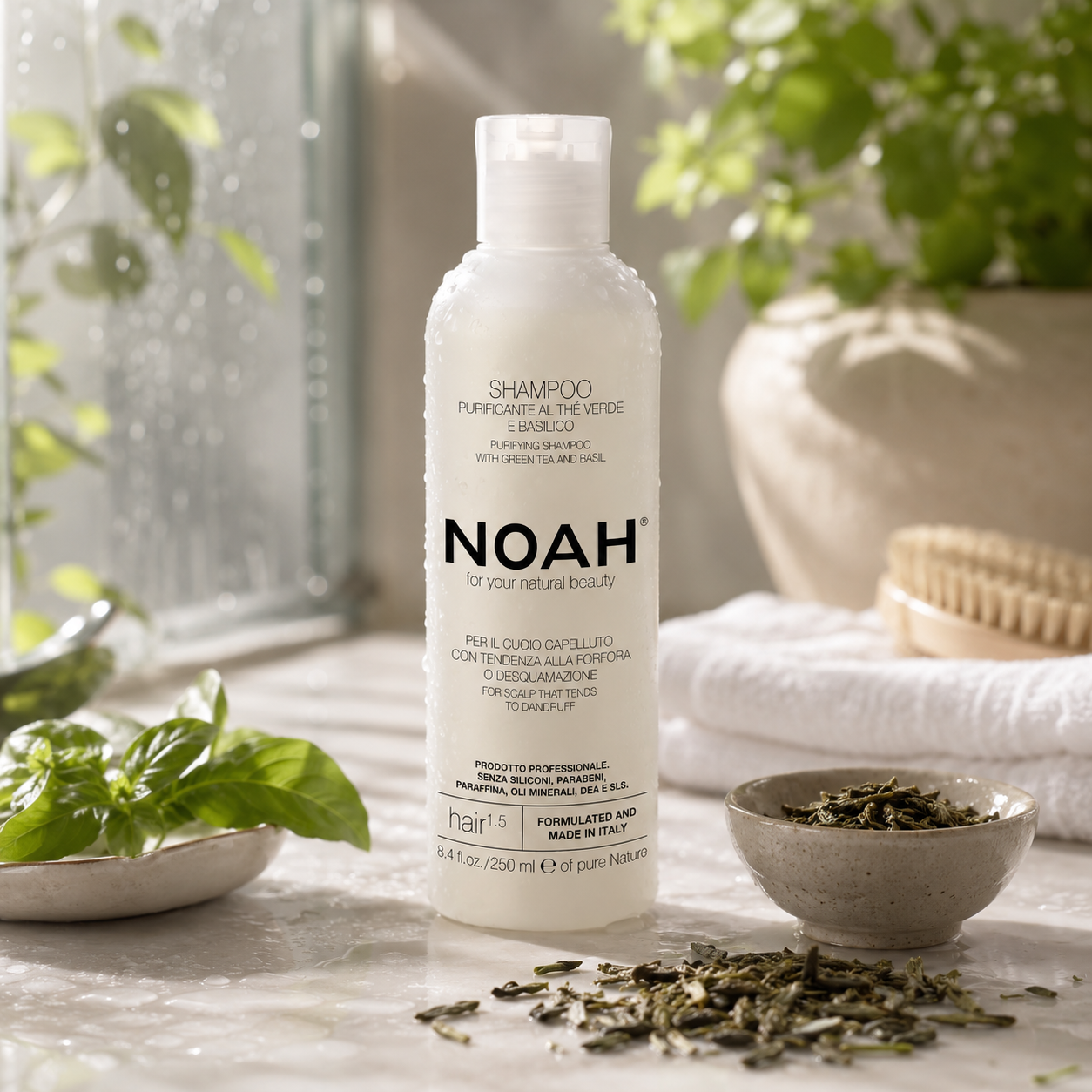 1.5 Purifying Shampoo with Green Tea & Basil