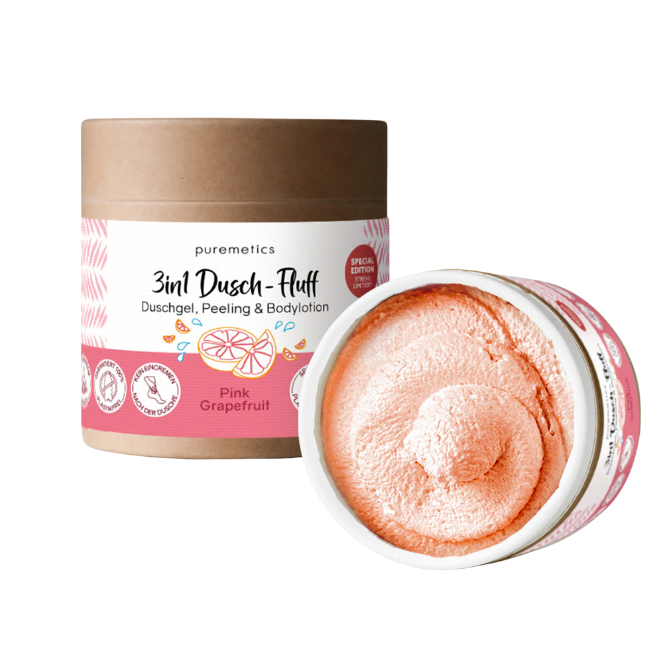 3-in-1 Dusch-Fluff "Pink Grapefruit"