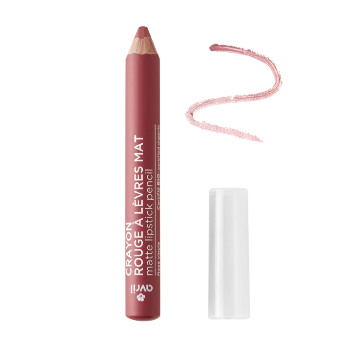 Matte Lipstick Pencil |  Rose vinyle