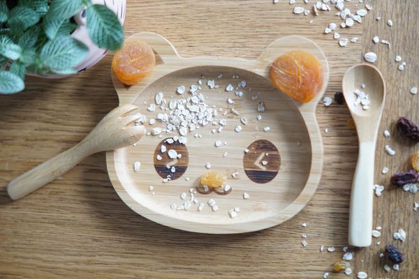 Bamboo Children's Meal Set (plate + fork + spoon)