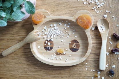 Bamboo Children's Meal Set (plate + fork + spoon)