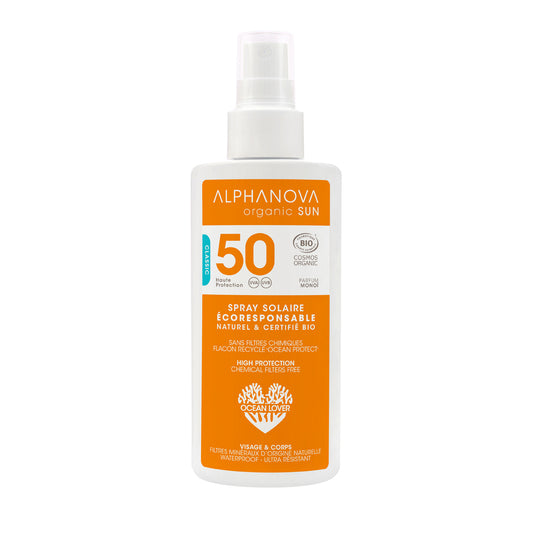 Organic Sun Milk - High Protection SPF50 Sun Spray